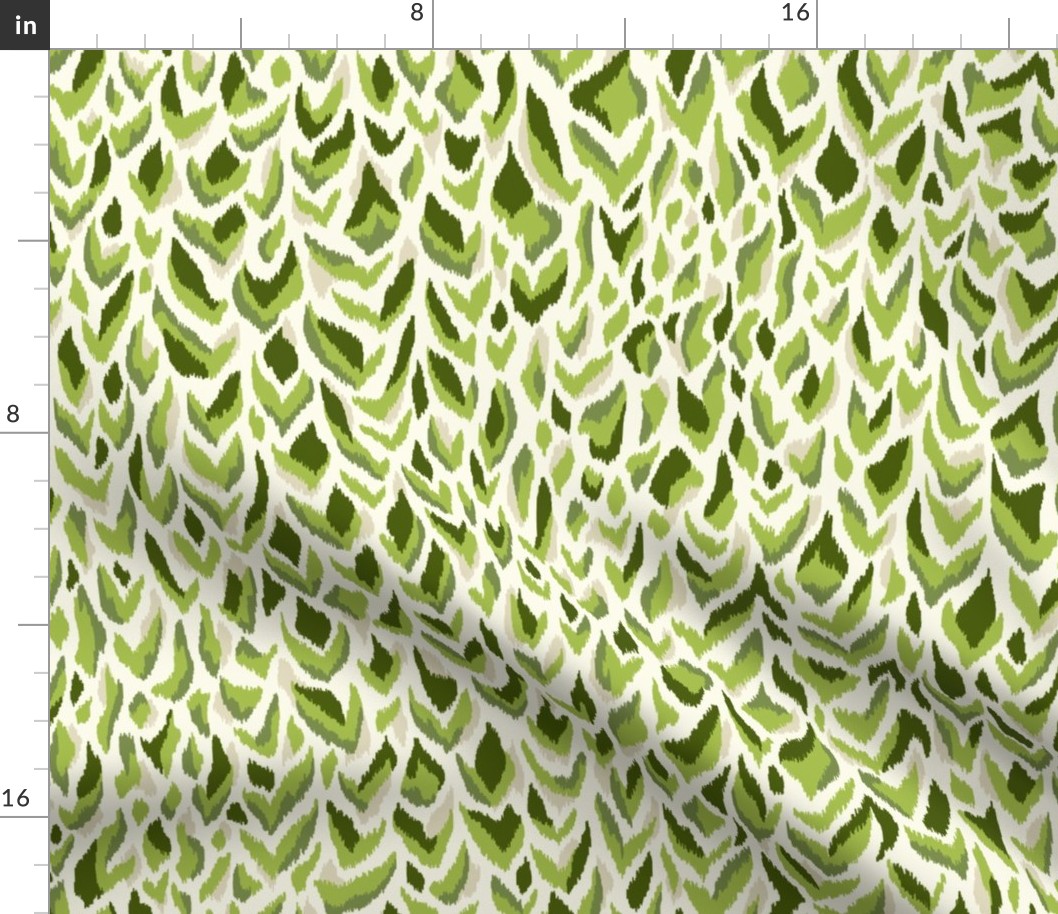 Abstract Animalier Lime Green