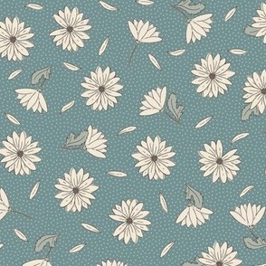 Loves Me Daisy Dot | Moonstone Blue | Cottage