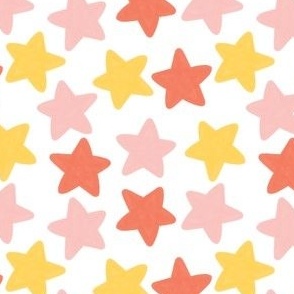 Watercolor Stars - Sherbet