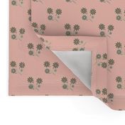 Sprigged Muslin in pink and gray