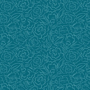 Whispers of Spring-Teal