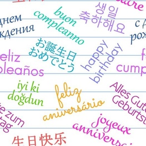 Polyglot Birthday