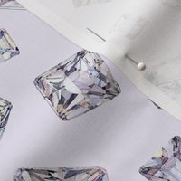 Watercolor Diamond Sparkle - Lilac