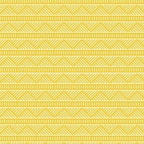 Golden Wheat - Ladder Stripes - Amber Yellow on White - Abstract Textured Geometric Ornament - Line Art - Rural Pattern - 2 Smaller Horizontal