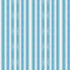 Light Blue Bold Stripes, Blue and White Stripes/ Small Scale