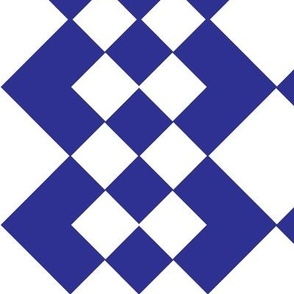  Pattern clash(Blue, White)