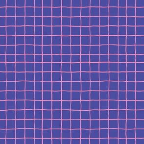 blue pink grid