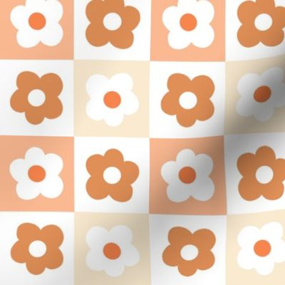 Marmalade Daisy Checkerboard