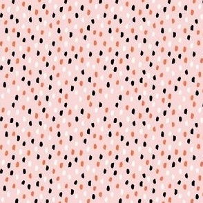 small 3x3in halloween spots - pink