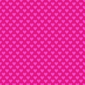 Hot Pink Hearts - Iconic Pink - small
