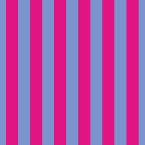 Boardwalk Stripe-Iconic Pink and Periwinkle
