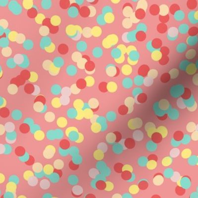 HAPPY CONFETTI - ON RETRO PINK