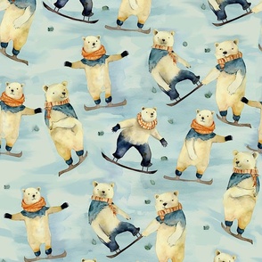 Polar Bears Shred On Boards