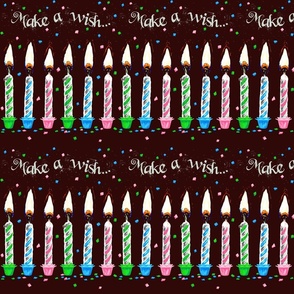 Make a Wish Birthday Candles (small scale)