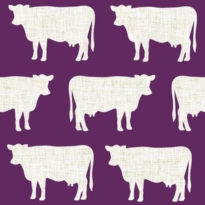 grape + latte cows