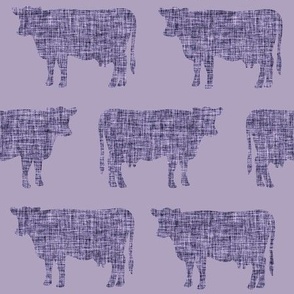 lavender + prune cows