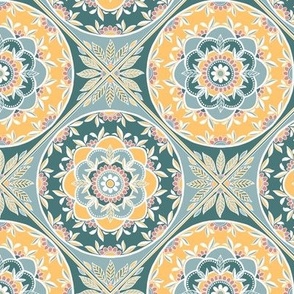 Floral Tile Small - Summer