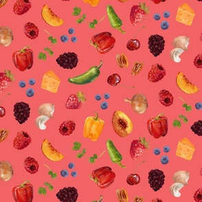 Fruit and Veg - Deep Pink