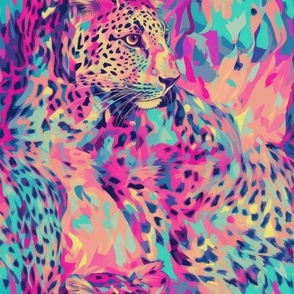 Pastel Leopard Camoflauge 