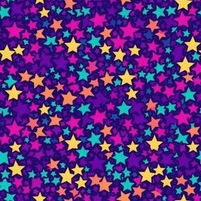 Ditsy Star Purple