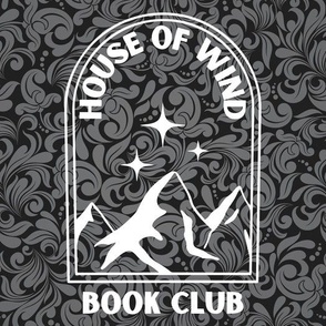 House of Wind Book Club on Damask 10.5 Inch