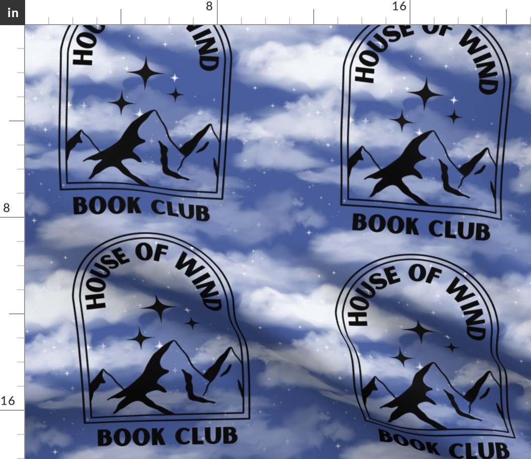 House of Wind Book Club on Clouds 10.5 inches