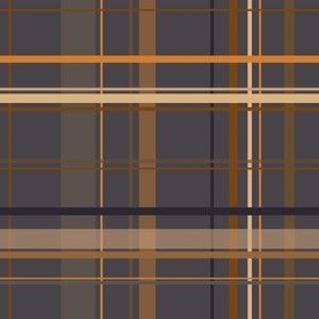 bronze copper ebony tan plaid