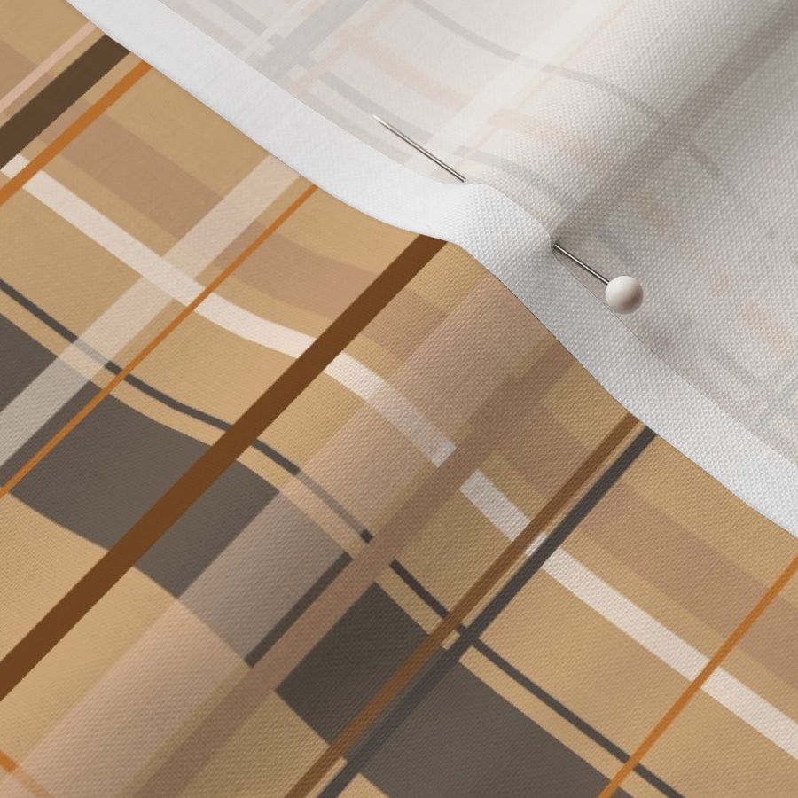 tan beige sand ebony bronze plaid