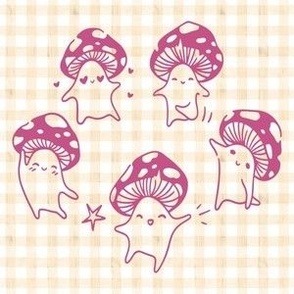Fairy Ring Mushroom Cuties Bright