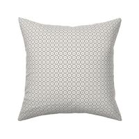 Geometric Octagon Star Drop Pattern - Warm Grey