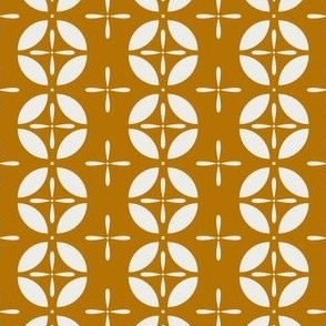 tropical pattern on brown