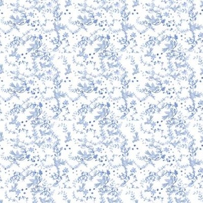 Blue toile