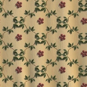 Palazzo Biscari inspired gold embroidered fabric