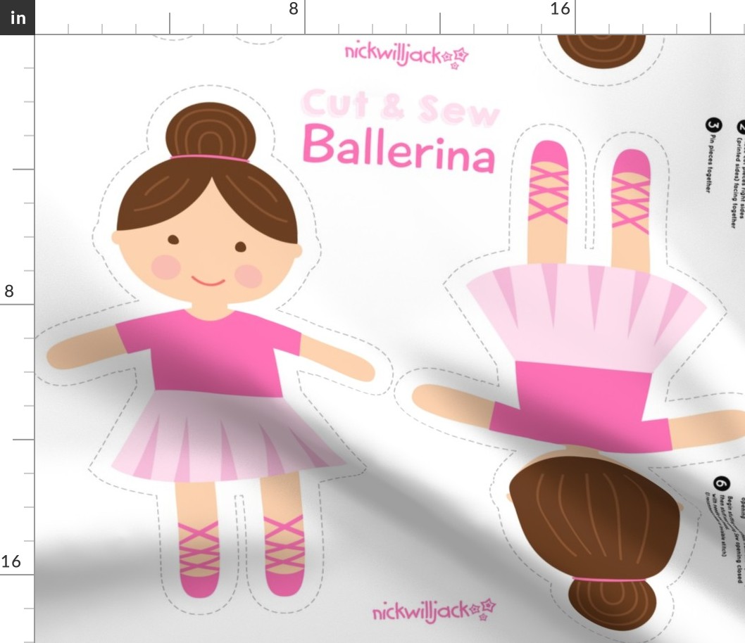 Cut and Sew Ballerina _3 brown eyes
