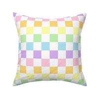 Rainbow Pastel Checkers