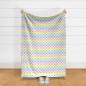 Rainbow Pastel Checkers