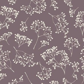 Baby's Breath in Earthy Mauve