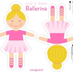 Cut and Sew Ballerina _1 green eyes