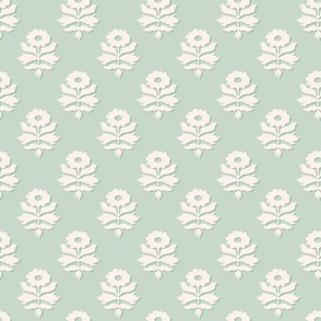 Josephines Trad Floral | Mint Green