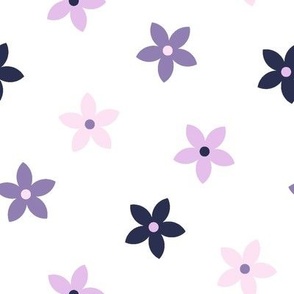 pink & purple flower pattern