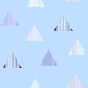    Pastel geometric triangle