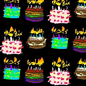 Birthday Cakes In The Dark