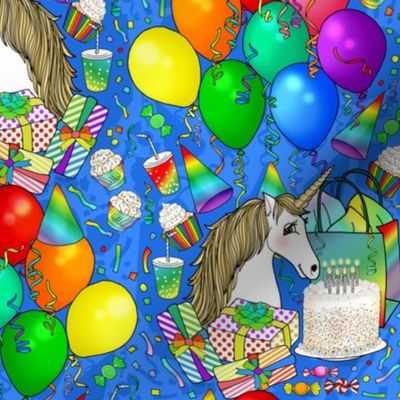 The Unicorn's Birthday Party (Blue)