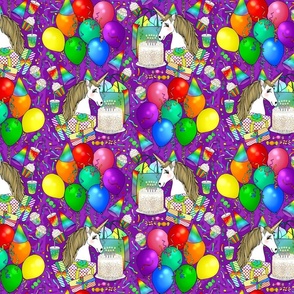 The Unicorn's Birthday Party (Purple) 