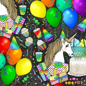 The Unicorn's Birthday Party (Dark large scale)  