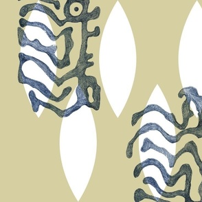 Mackerel ethnic pattern
