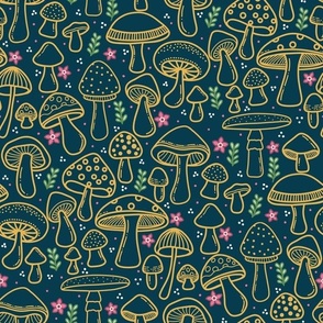 Magical Meadow - Mushrooms