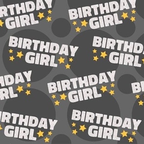 Birthday Girl Birthday Fabric Celebration Stars and Dots