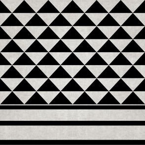 Triangle-Stripe A-bold black (large scale)