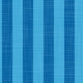 One inch blue stripe with linen texture PANTONE Ultra Steady Palette 6120 C 6126 C
